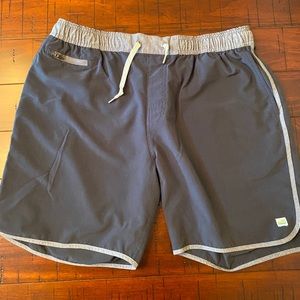 Men’s Vouri Banks Shorts - Black w/gray trim, XXL